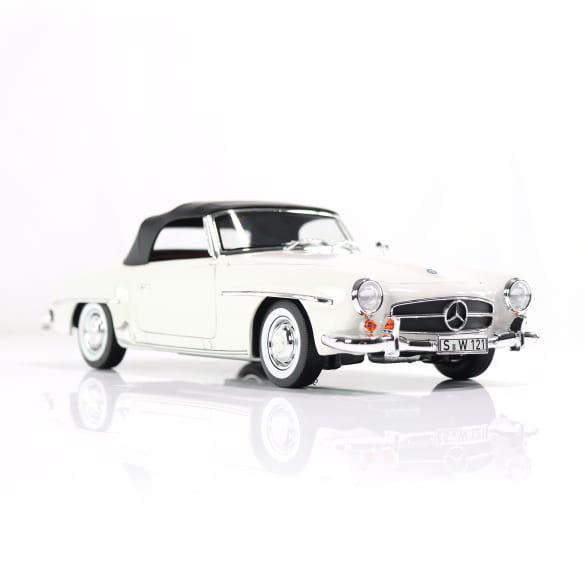 Mercedes-Benz 1:18 model car 190 SL Roadster W121 1954-1963 white grey B66040710 Review