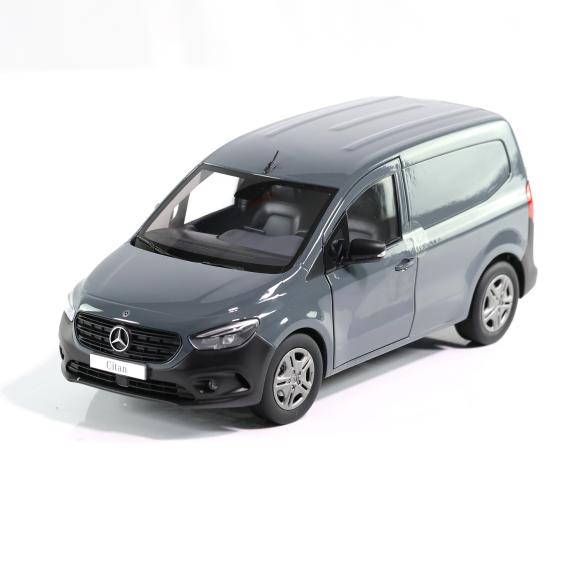 Mercedes-Benz 1:18 model car Citan C420 panel van magnetite grey B66004183 Review