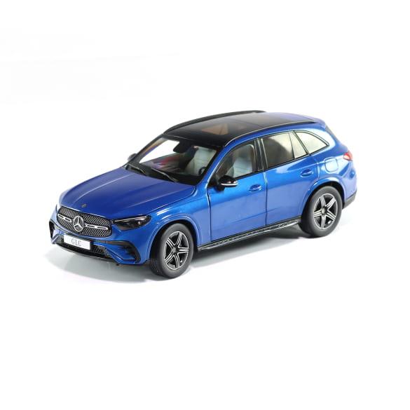 Mercedes-Benz 1:18 model car GLC X254 SUV AMG-Line spectral blue B66960647 Review
