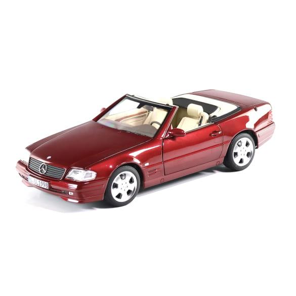 Mercedes-Benz 1:18 model car SL 500 R129 (1998-2001) amber red B66040658 Review