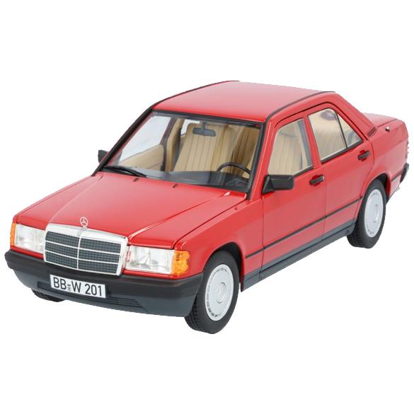 Mercedes-Benz 1:18 Modelcar 190 E W201 1982-1988 signal red Classic Collection B66040662 Review