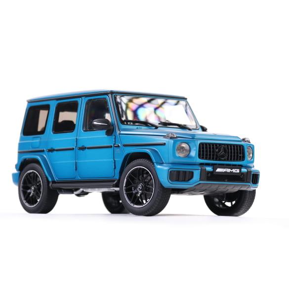 Mercedes-Benz 1:18 scale model car G-Class G63 AMG MANUFAKTUR hyper blue magno B66961520 Review