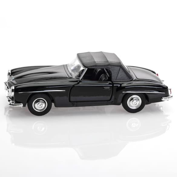 Mercedes-Benz 1:38 Pullback model car 190 SL black without soft top B660555526-ohneVerdeck Review