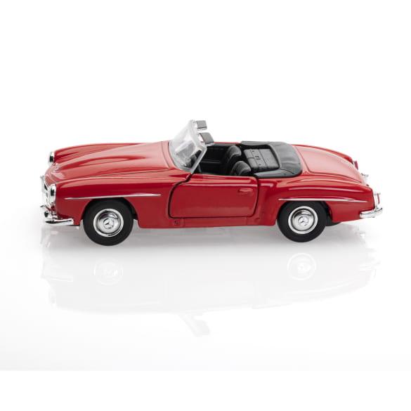 Mercedes-Benz 1:38 Pullback model car 190 SL red without soft top B660555525-ohneVerdeck Review