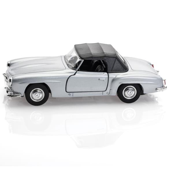 Mercedes-Benz 1:38 Pullback model car 190 SL silver B660555527 Review