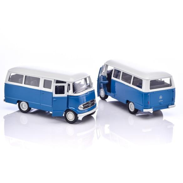 Mercedes-Benz 1:38 Pullback model car O 319 Omnibus Oldtimer blue B66058021 Review