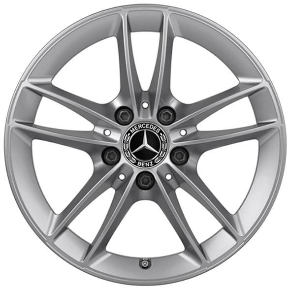 Mercedes-Benz 16 inch rim set CLA-Class C118 X118 5-double-spoke wheel vanadium silver A17740101007X45-118 Review