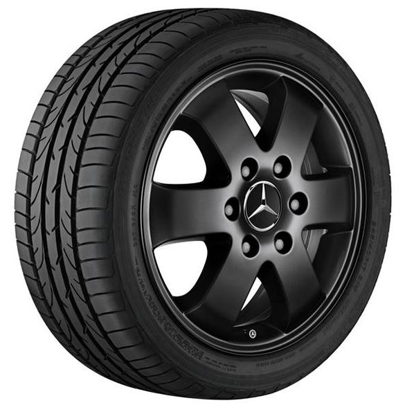 Mercedes-Benz 16 inch rim set Sprinter BR910 6-spoke black B66570023-B Review