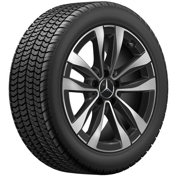 Mercedes-Benz 17-inch complete winter wheels C-Class 206 black 5-twin-spoke Q440141714220/30 Review