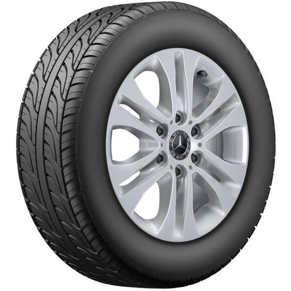 Mercedes-Benz 17 inch rim set Sprinter BR907 6-double-spoke vanadium silver A90740128007X45-B Review