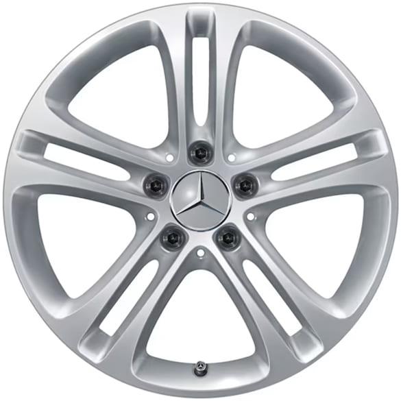 Mercedes-Benz 17 inch wheels A-Class W177 5-twin-spoke vanadium silver A1774010400 7X45-W177 Review