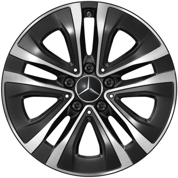 Mercedes-Benz 17 inch wheels B-Class W247 5-spoke Aero black gloss turned A1774012900 7X23-W247 Review