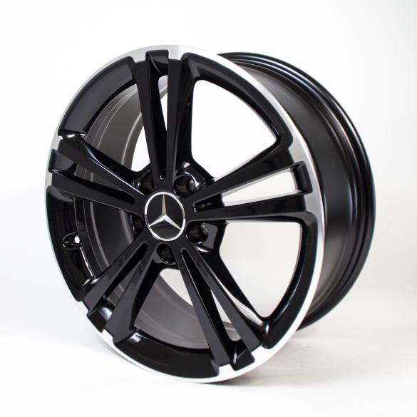 Mercedes-Benz 18 inch rim set A-Class W177 5-twin-spoke-wheel black A17740113007X72-177 Review