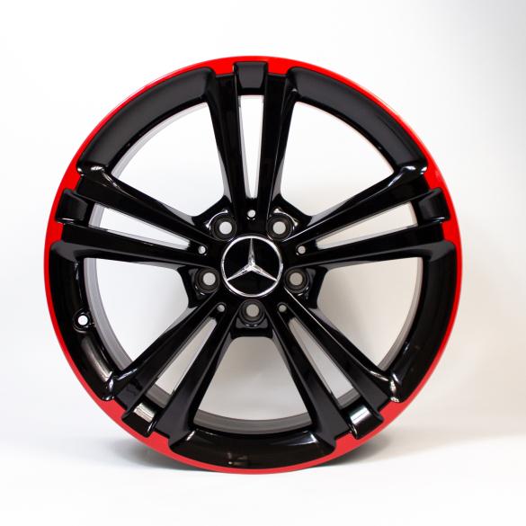 Mercedes-Benz 18 inch rim set A-Class W177 5-twin-spoke-wheel red A17740113009Y23-177 Review