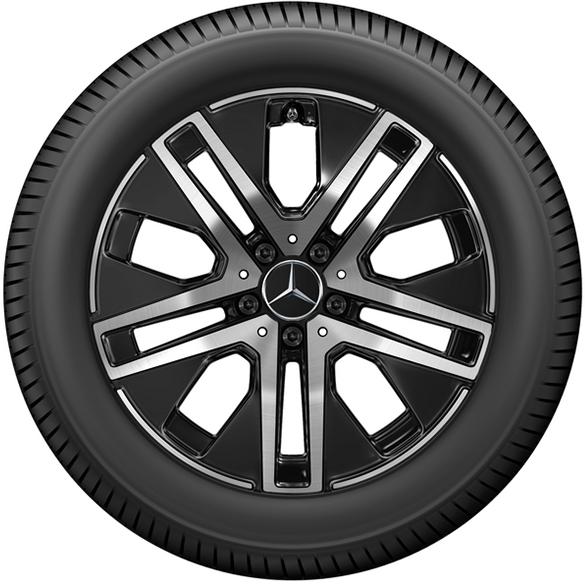 Mercedes-Benz 18 inch rim set GLA H247 5-double-spoke aero black high-sheen A24740127007X23-GLA Review