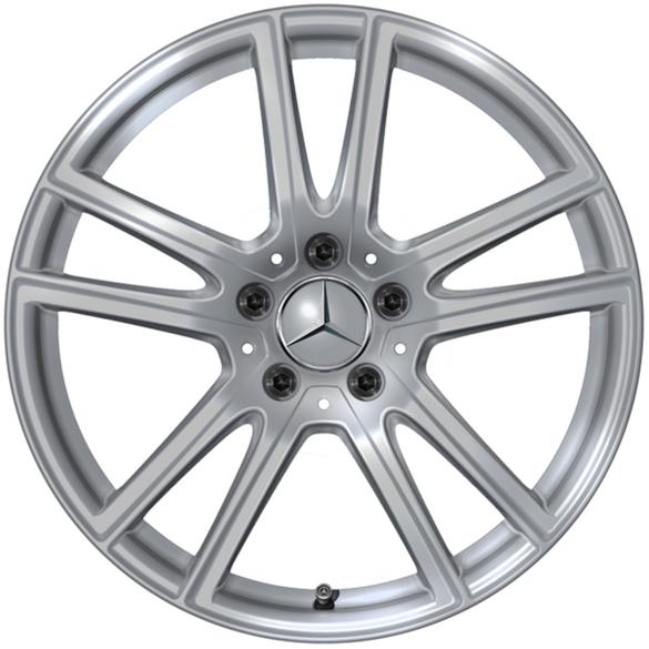 Mercedes-Benz 18 inch wheel set GLC X254 vanadium silver 5 double spokes A2544014600 7X45-B Review