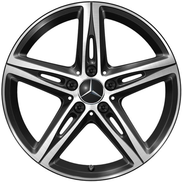Mercedes-Benz 18 inch wheels CLA C118 X118 5-spoke black A1774014600 7X23-118 Review