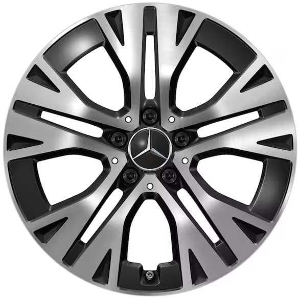 Mercedes-Benz 18-inch wheels GLB X247 black 5-double-spokes A2474015000 7X23-X247 Review