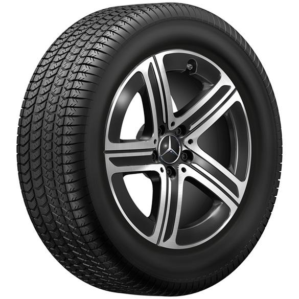 Mercedes-Benz 18-inch winter complete wheels GLC X254 black 5-spoke Q44030111027A-X254 Review