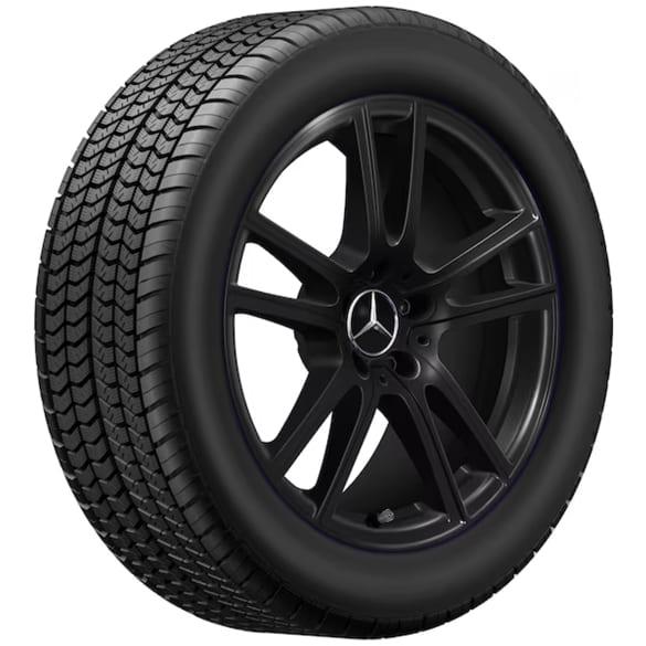 Mercedes-Benz 18 inch winter wheels E-Class W214 S214 black 5-double-spokes Bridgestone Q440141911660/670 Review