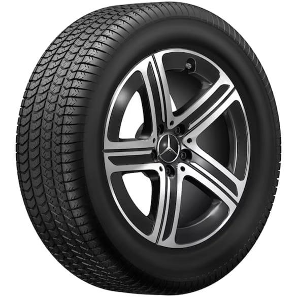 Mercedes-Benz 18 inch winter wheels E-Class W214 S214 black 5-spokes Continental Q44014111357A-Set Review