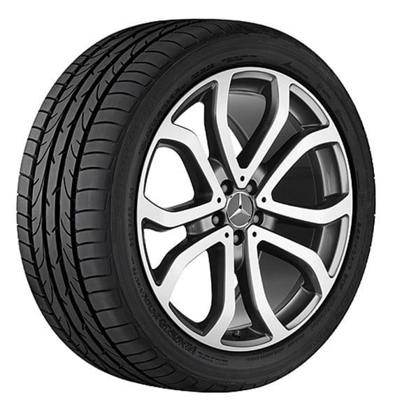 Mercedes-Benz 19 inch rim set 5-twin-design wheel GLE W166 himalaya grey A16640111007X21-Satz Review