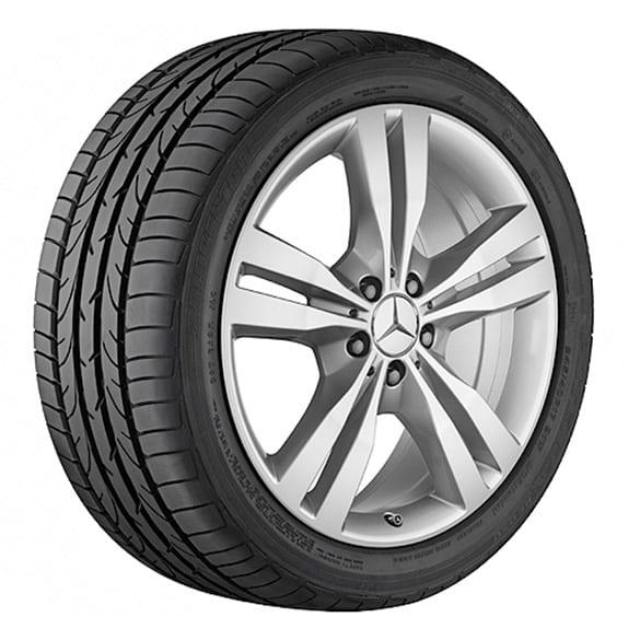 Mercedes-Benz 19 inch rim set 5-twin-spoke wheel GLE W166 titan silver A16640107029765-Satz Review