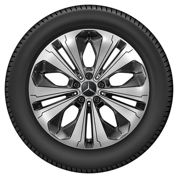 Mercedes-Benz 19 inch rim set EQC N293 5-doublespoke wheel black A2934011300/0200-9Y73 Review