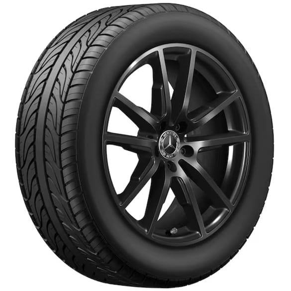 Mercedes-Benz 19 inch summer wheels EQE SUV X294 black 5-double-spokes Continental Q440651110610-Set Review