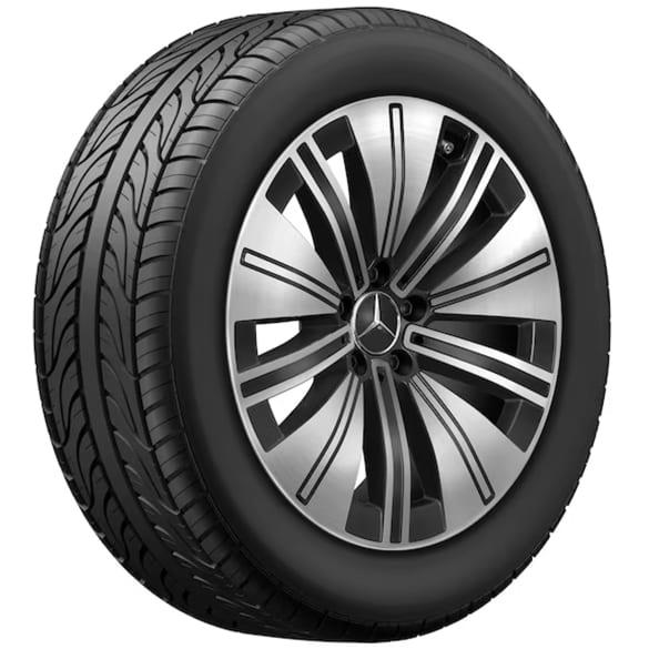 Mercedes-Benz 19 inch summer wheels EQS sedan V297 black 5-spokes Continental Q440641110280-Set Review