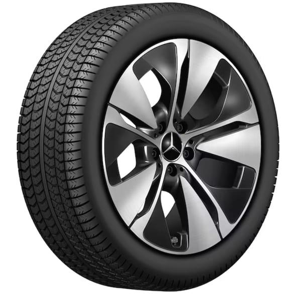 Mercedes-Benz 19 inch winter wheels E-Class W214 S214 black 5-spokes Continental Q440141113670/680 Review