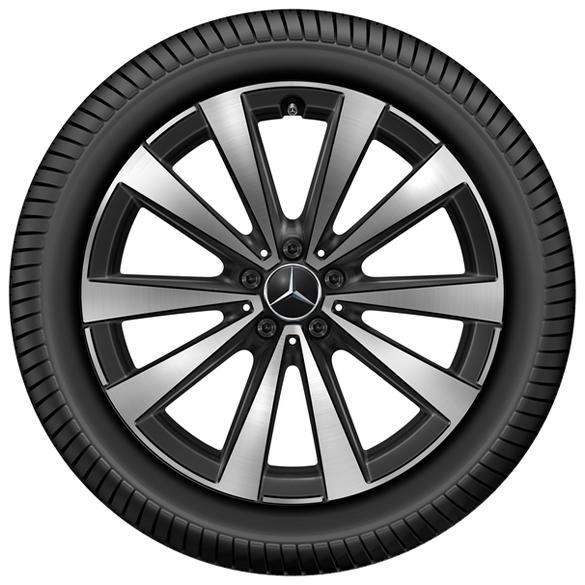 Mercedes-Benz 20 inch rim set EQS V297 5-double-spoke-design black high-sheen A2974011900-7X23 Review