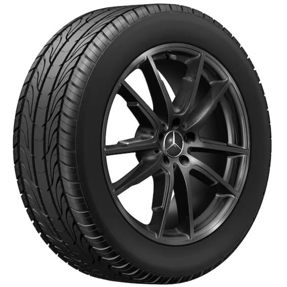 Mercedes-Benz 20 inch summer wheels EQS SUV X296 black 5-double-spokes Goodyear Q440651410050-Set Review