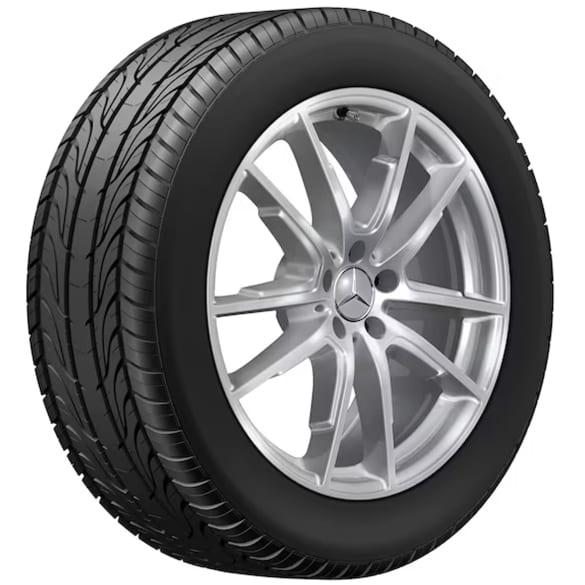 Mercedes-Benz 20 inch summer wheels EQS SUV X296 silver 5-double-spokes Goodyear Q440651410040-Set Review