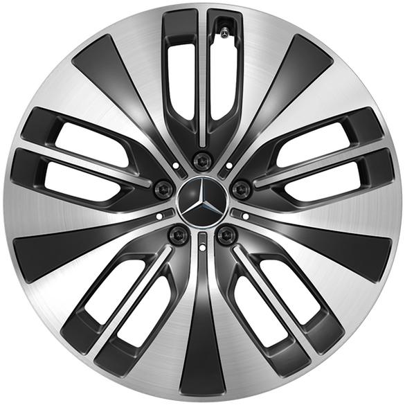 Mercedes-Benz 20-inch wheel set EQE V295 Black Multi-spokes A2954011700 7X23 Review