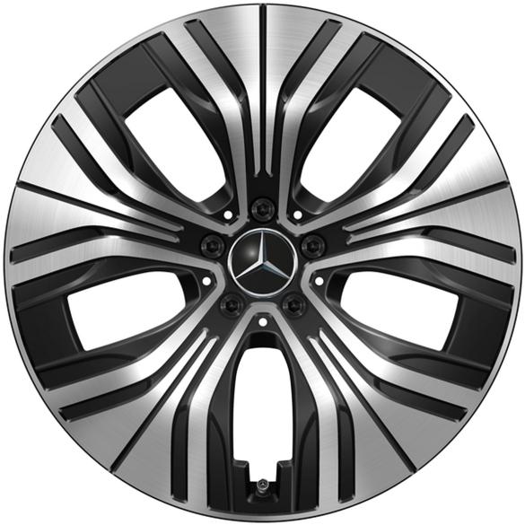 Mercedes-Benz 20 inch wheels EQE SUV X294 5-spokes black silver glossy A2944010600 7X23-X294 Review