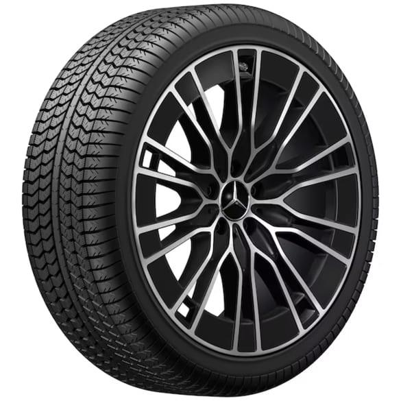 Mercedes-Benz 20 inch winter wheels E-Class W214 S214 black 10-double-spokes Continental Q440141113630/640 Review