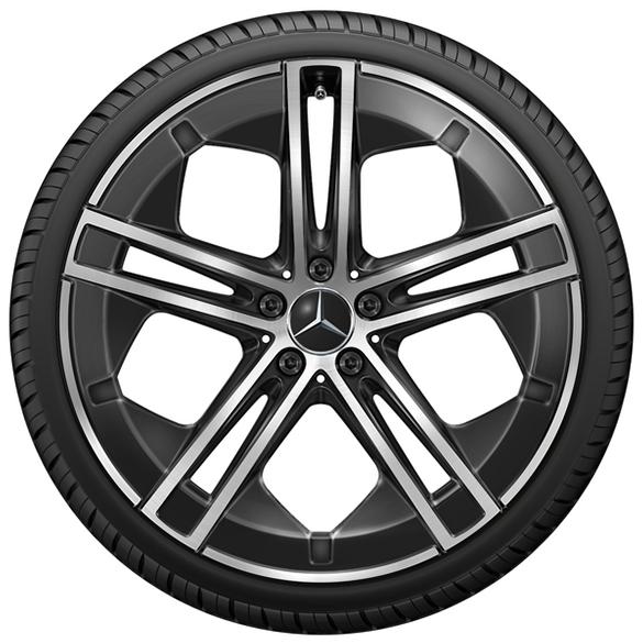 Mercedes-Benz 21 inch rim set EQE V295 5 double spokes A2954011400/1500 7X23 Review