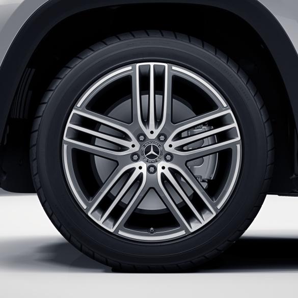 Mercedes-Benz 21 inch rim set GLS SUV X167 5-double-spoke himalaya grey A1674015100/5300-7X21 Review
