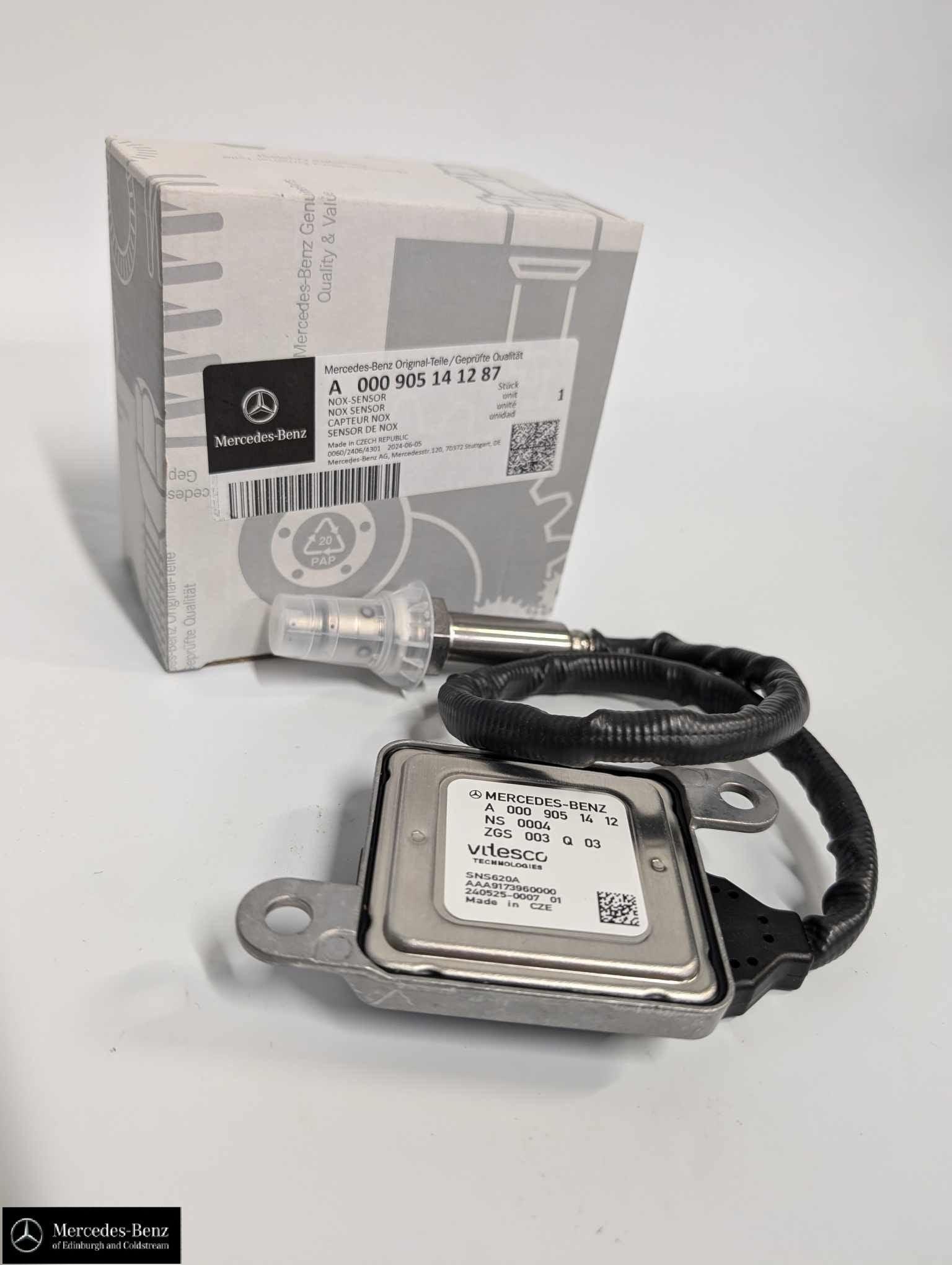 Genuine Mercedes-Benz NOx Sensor A000905141287 OM642 Diesel Engine