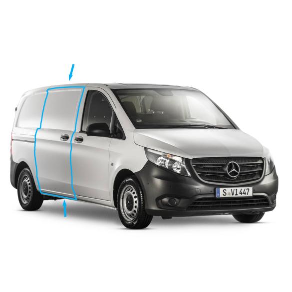 Mercedes-Benz Side door load compartment sliding door right Vito W447 A4477308202 A4477308202 Review
