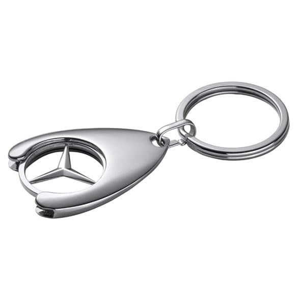 Mercedes-Benz Keychain shopping-chip Star silver Collection B66956285 Review