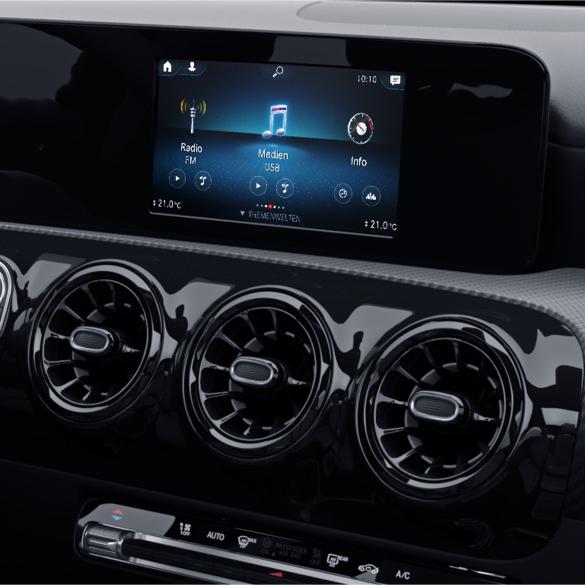 Mercedes-Benz Air vents turbine look black A-Class W177/V177 Turbinenoptik-Luftduesen-schwarz-177 Review