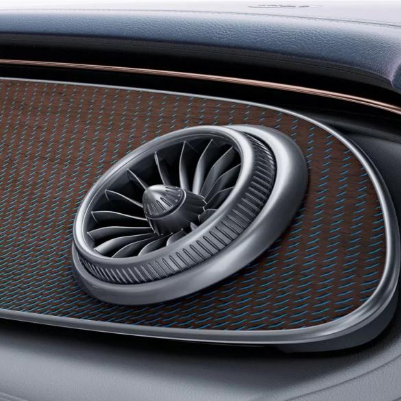 Mercedes-Benz Air vents turbine look outer ring in silver chrome EQE SUV X294 Luftduesen-silber-294 Review