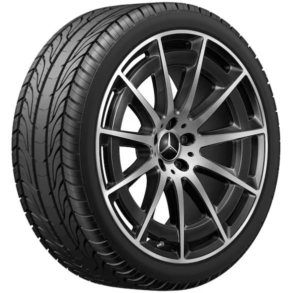 Mercedes-Benz AMG 21 inch summer wheels EQS sedan V297 black multi-spokes -AMG Bridgestone Q440641910320-Set Review