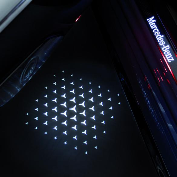 Mercedes-Benz Animated surrounding area lighting star pattern LCD projector EQE SUV X294 A2238208905-X294 Review