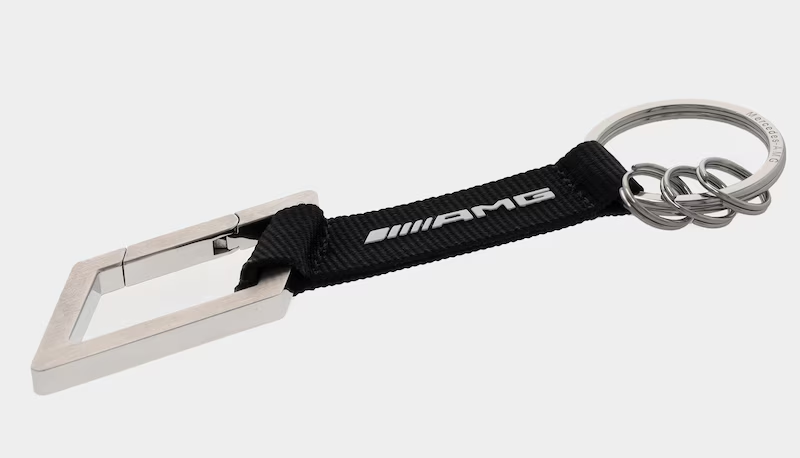Genuine Mercedes-Benz AMG Key Ring, Snap-Hook