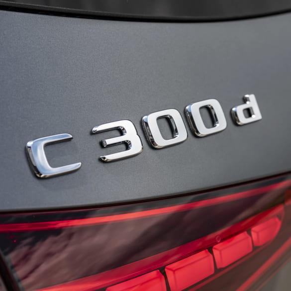 Mercedes-Benz C300d lettering C-Class 206 A2068170400 Review
