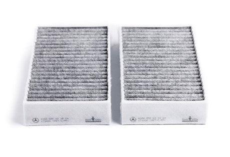 Genuine Mercedes-Benz Cabin Filter - ACTIVATED CHARCOAL FILTER - 2 pcs.