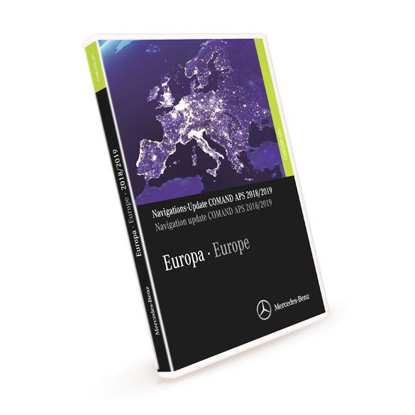 Mercedes-Benz Navigation DVD COMAND APS Europe 2018/2019 NTG3 A2168270800 Review